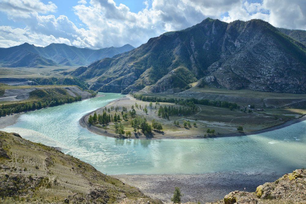 Стрелка реки Чуи и Катуни