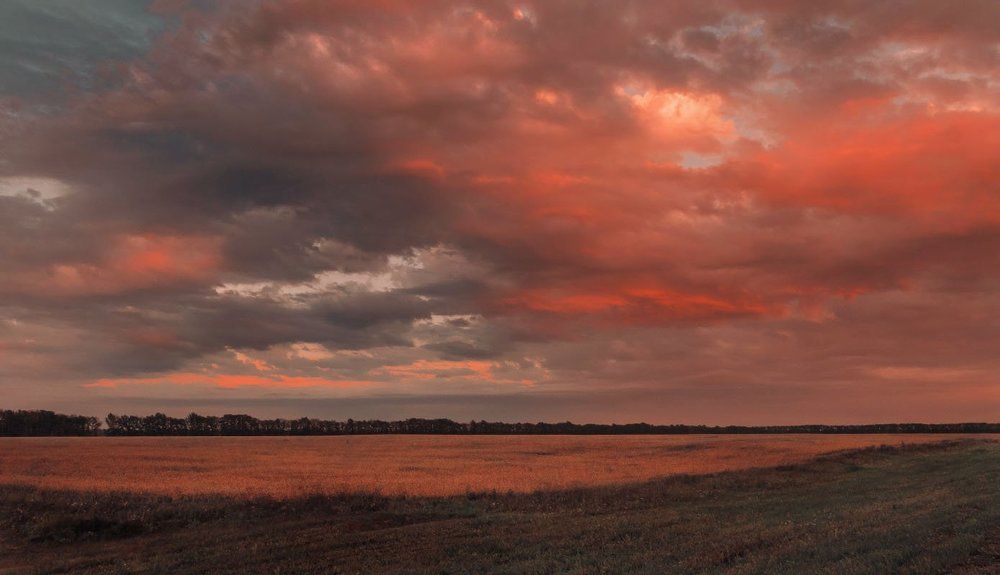 Вечерние краски заката