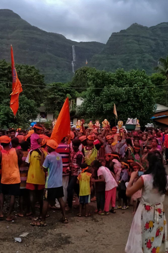 Ganesh visarjan celebration