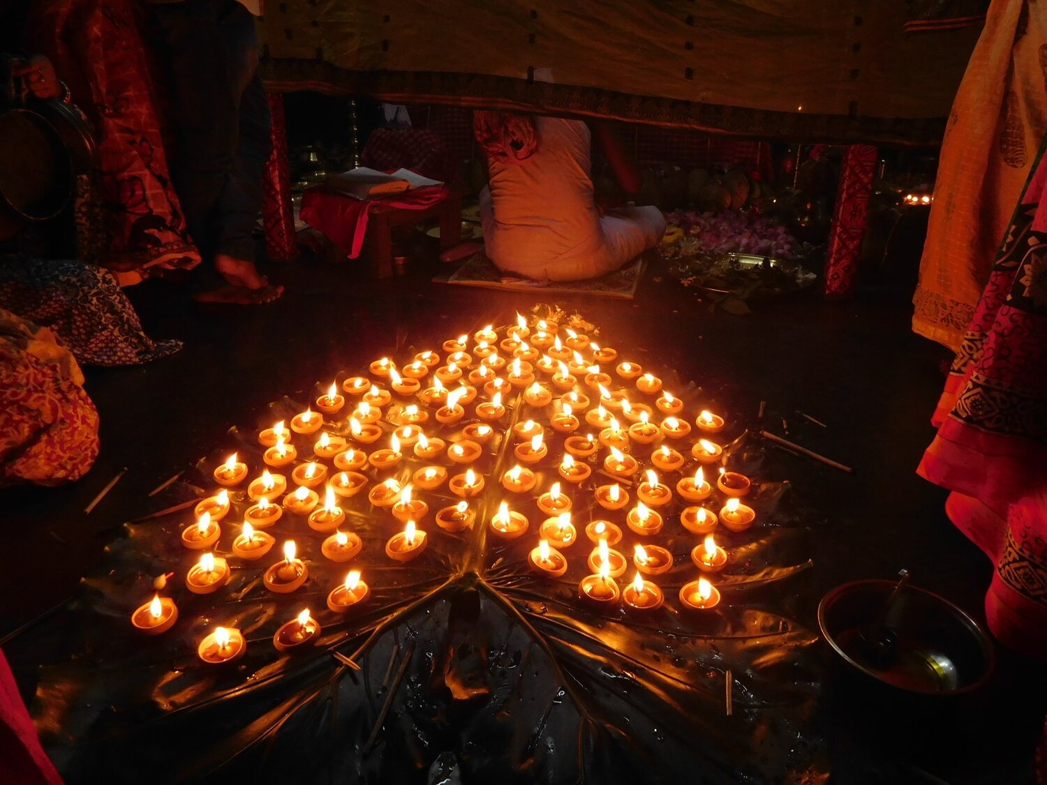 Sandhi puja in Durga Puja