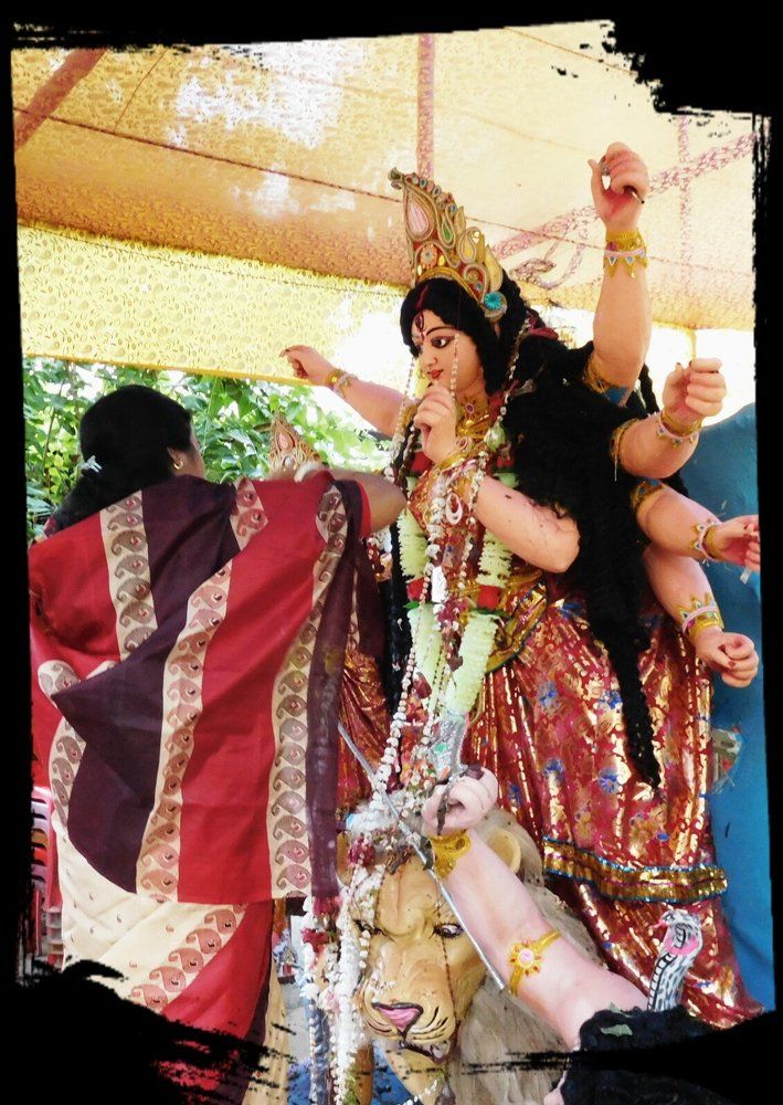 A Good Bye to Goddess Durga