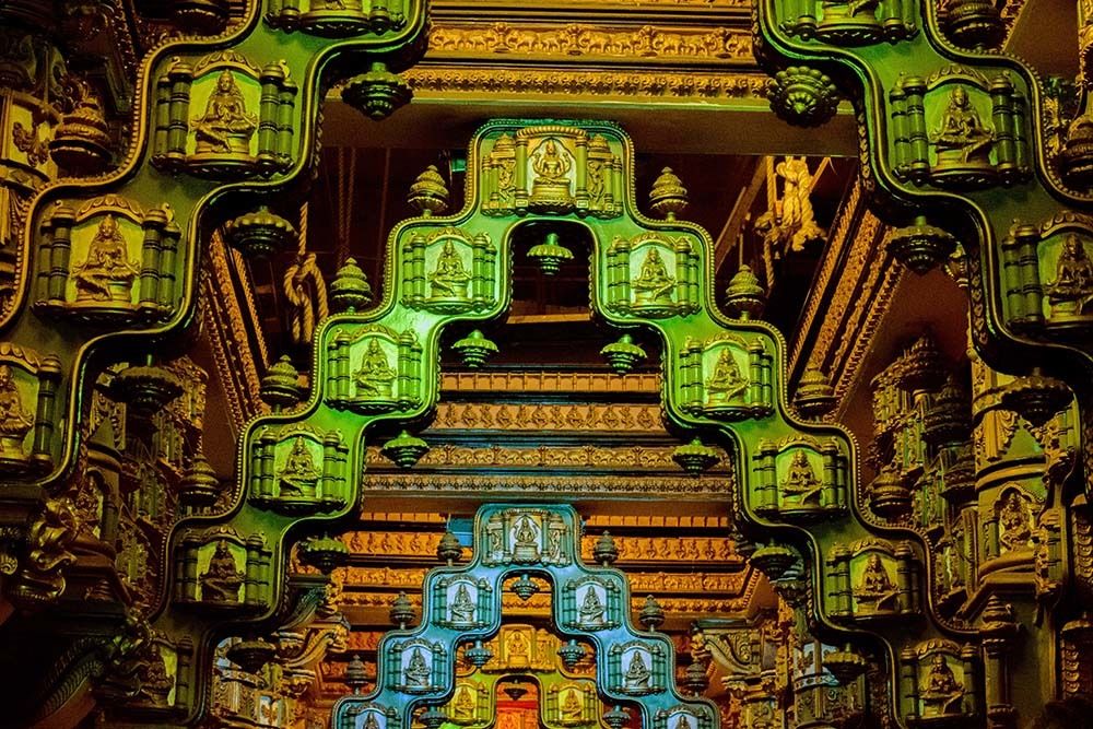 architectural creation in a film set