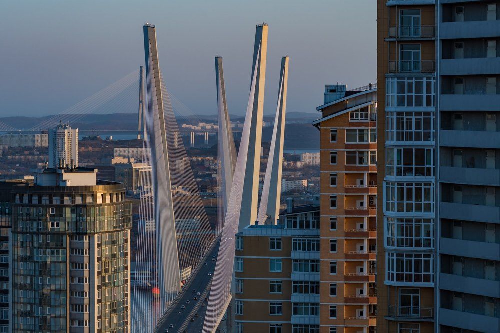 Мост в городе