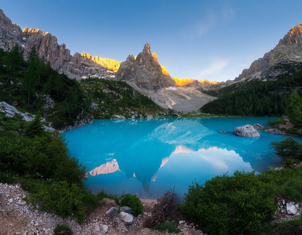 Озеро Сорапис, Доломитовы Альпы