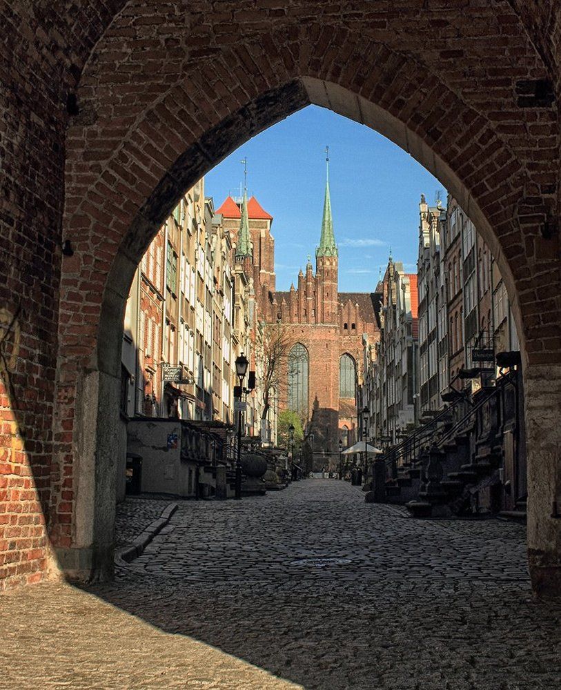 Гданьск. Улица Моряцка.