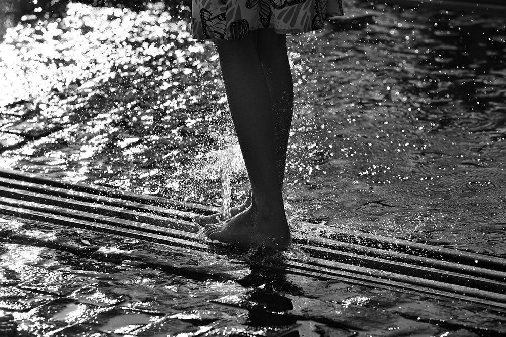 Ножки в брызгах