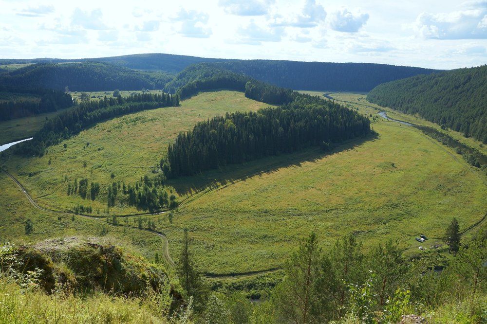 Вид с Вакутина Камня. Пермский Край