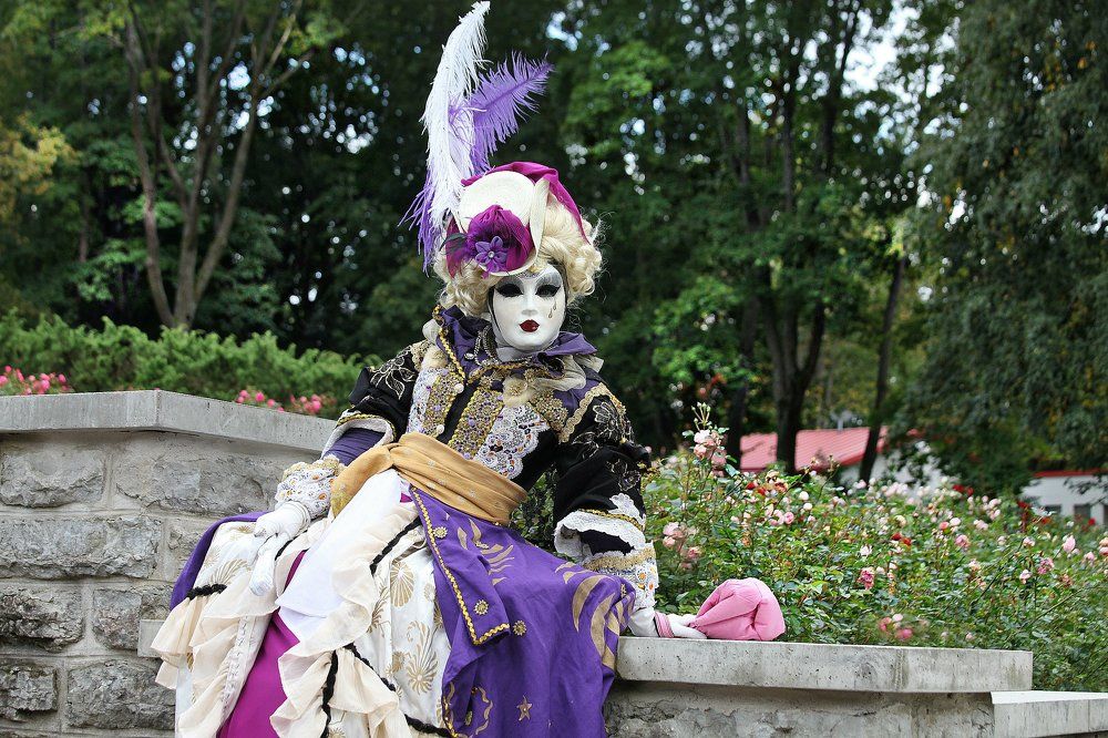 В осеннем парке