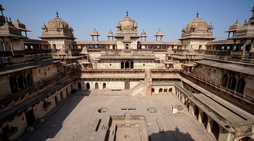 Дворец в городе Орчха, Индия
