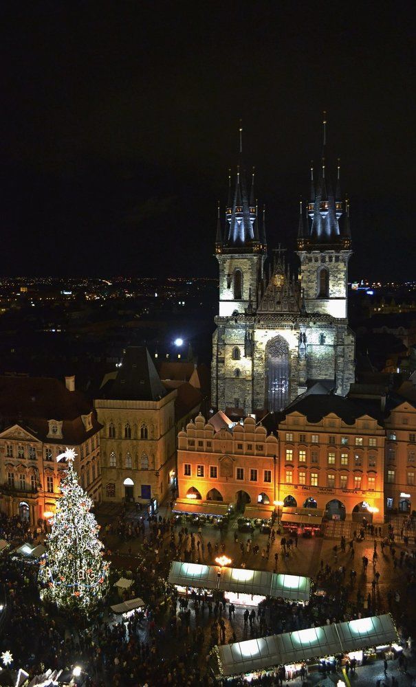 Прага на рождество