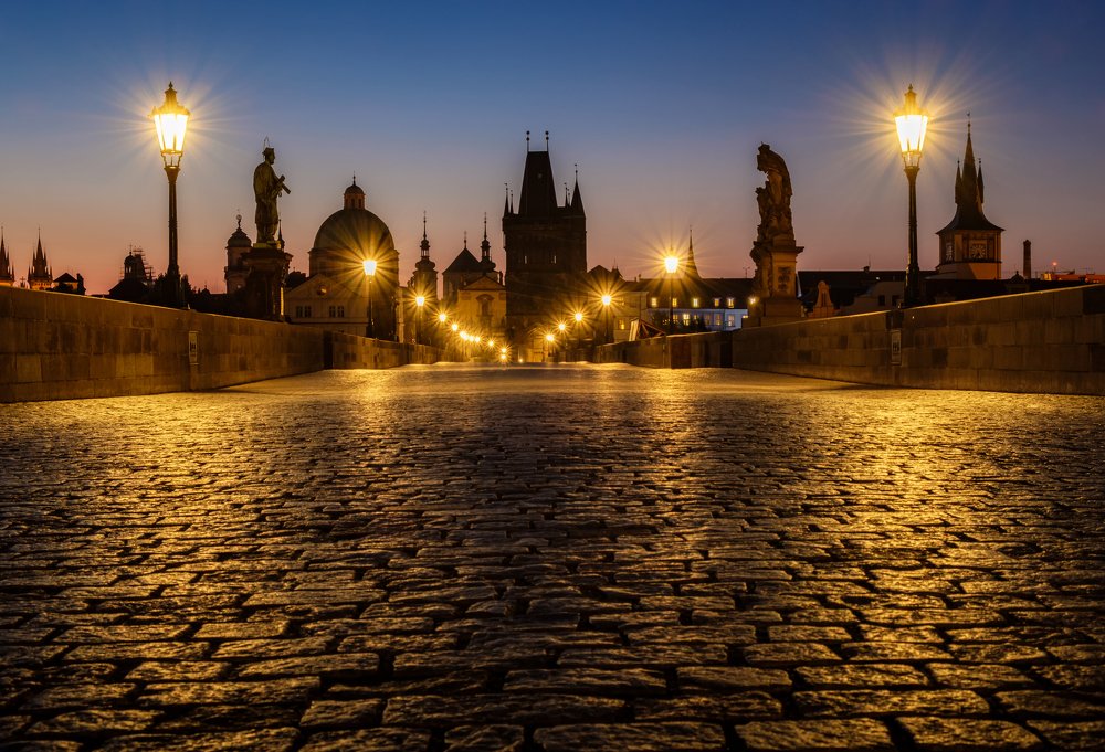 Karl's Brige in the morning