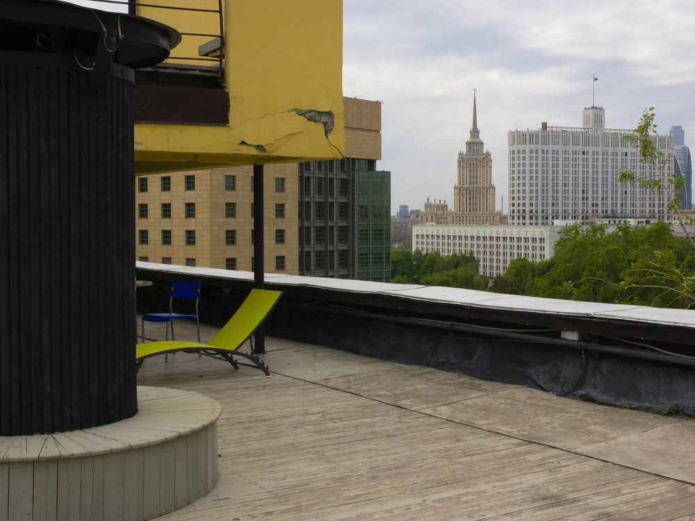 A view from The Narkomfin building