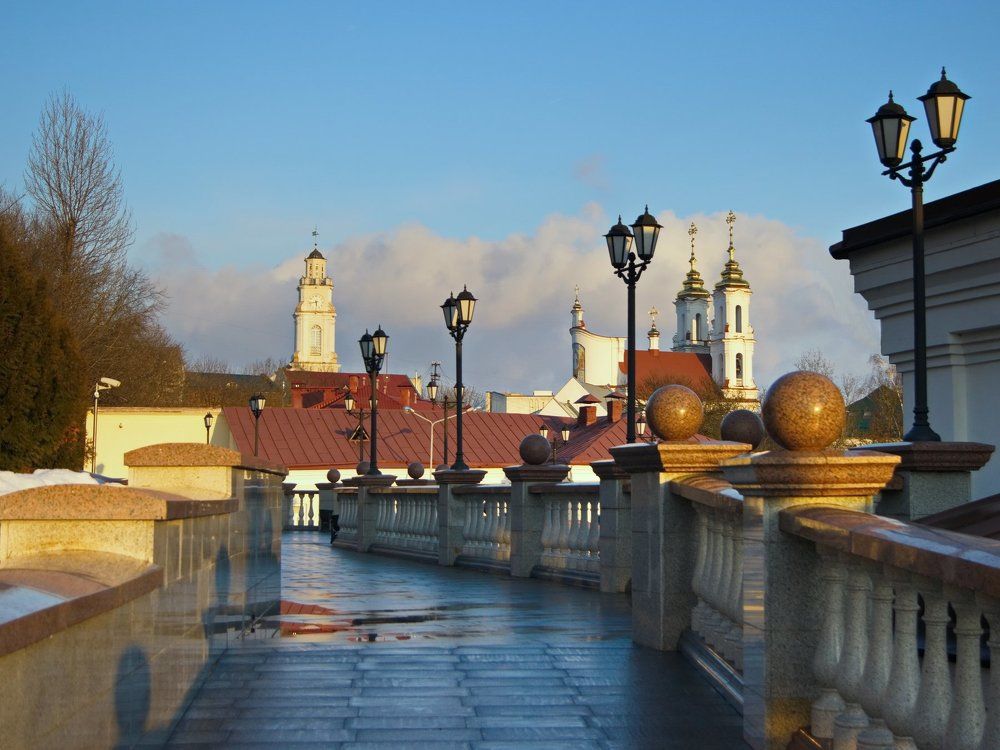 В лучах заката