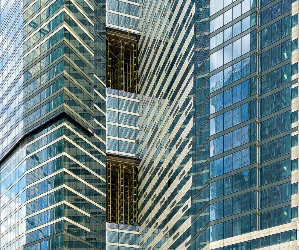 Москва сити. Фрагменты.