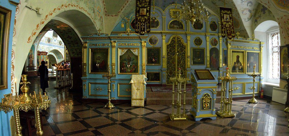 Знаменская церковь. Интерьер.