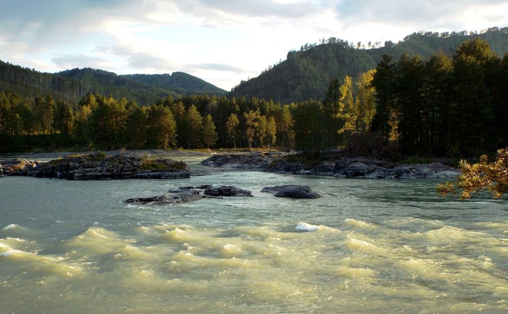 Бирюзовая Катунь.Горный Алтай