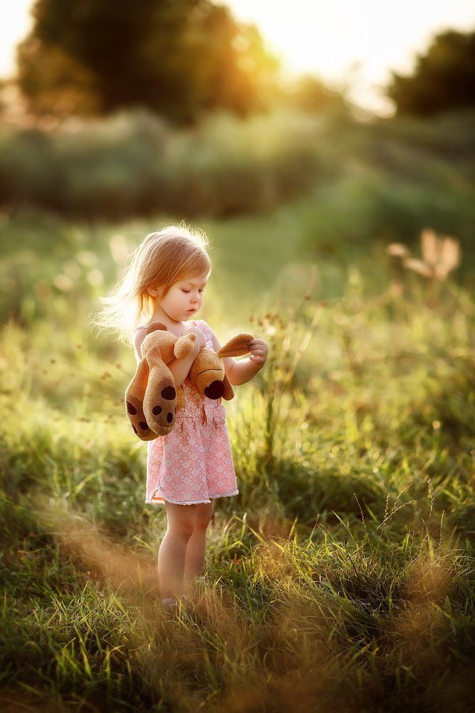 в лучах заката