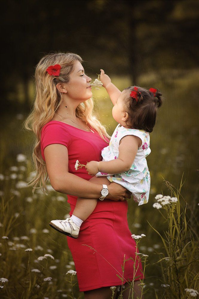 Мама и дочка