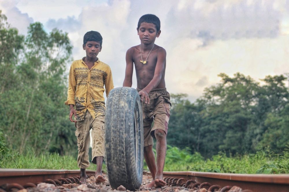 childhood in village