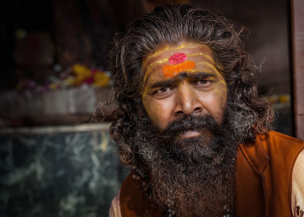 Индийский садху...