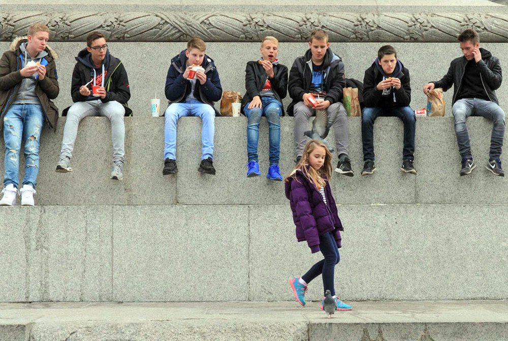 Просто гуляю, на птичек смотрю