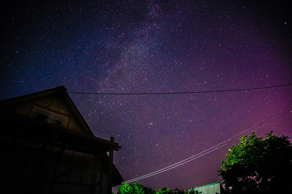 Ночью на даче