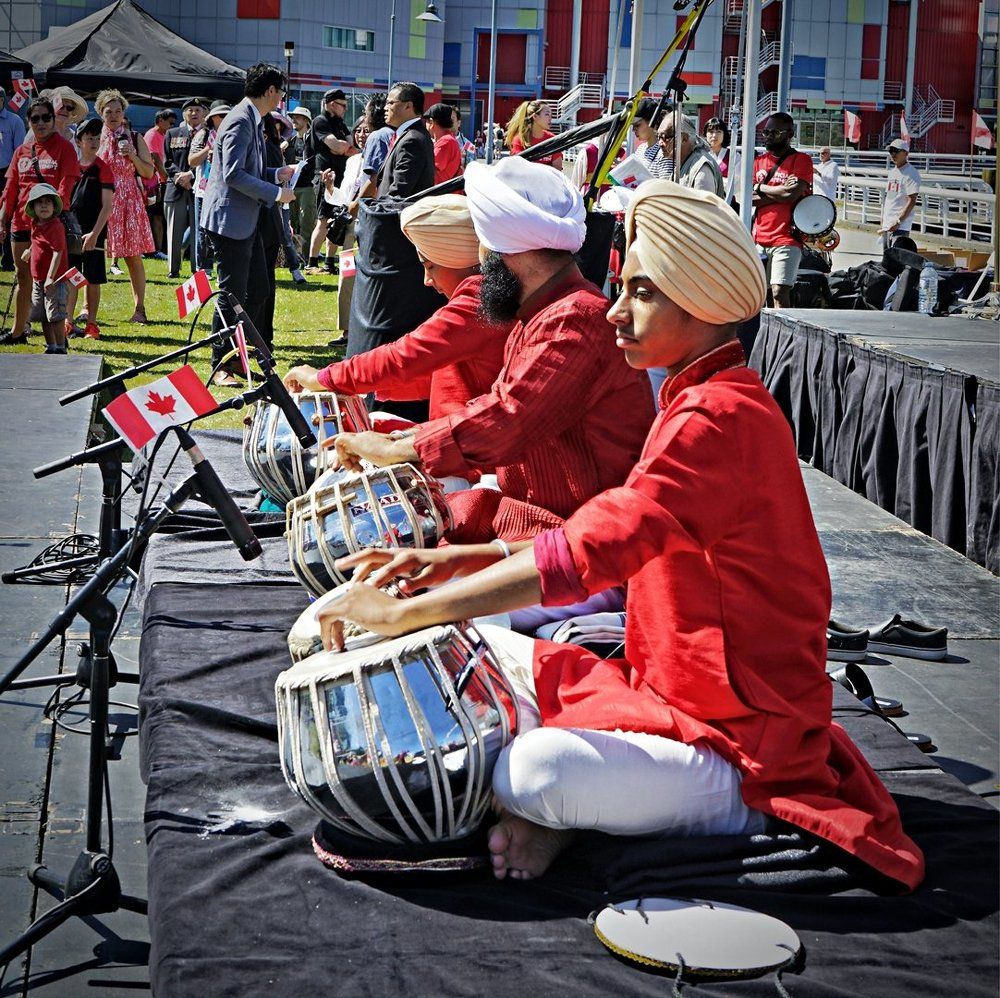 Summer multicultural outdoor festival in Vancouver, Canada