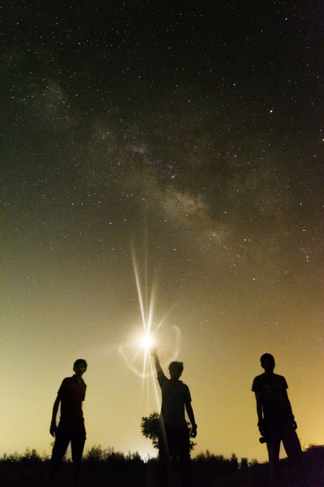 The three galaxy stars