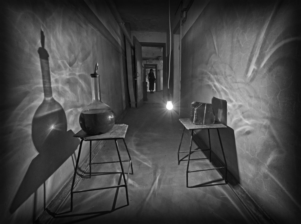 Концепт для табурета с камнем