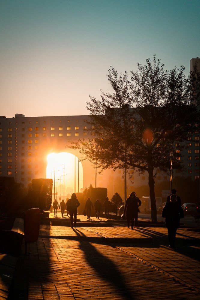 Путь на работу.