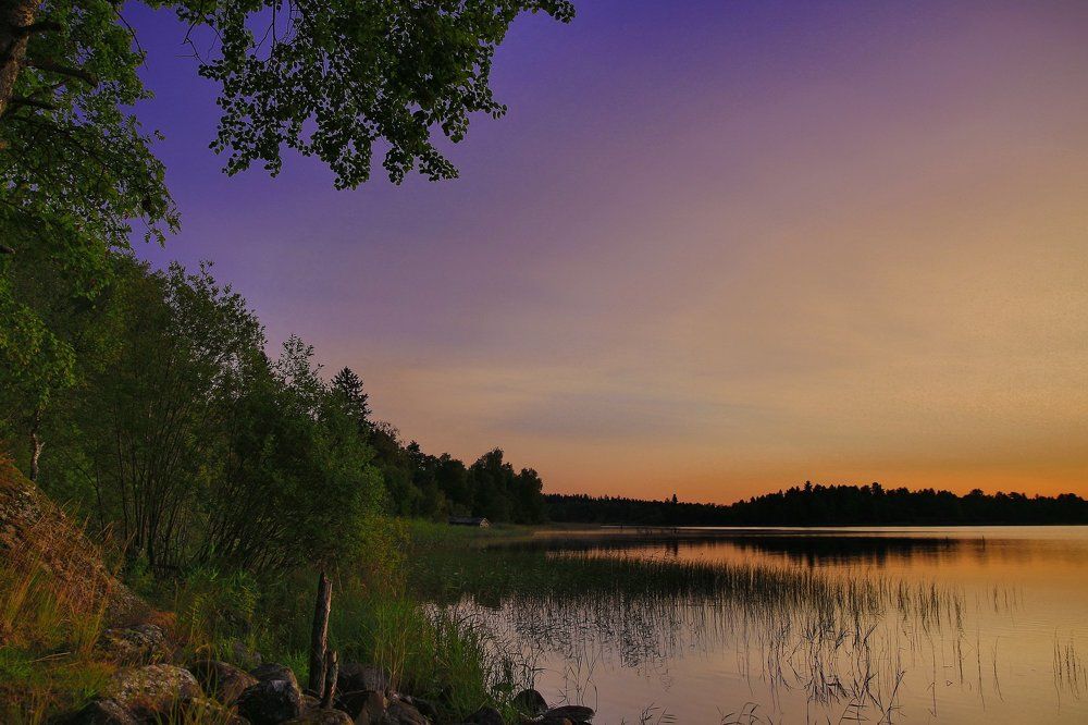 Утро на Ладожских шхерах