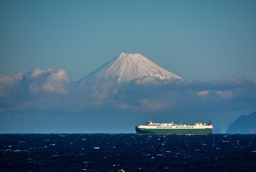 Travelling through Fuji