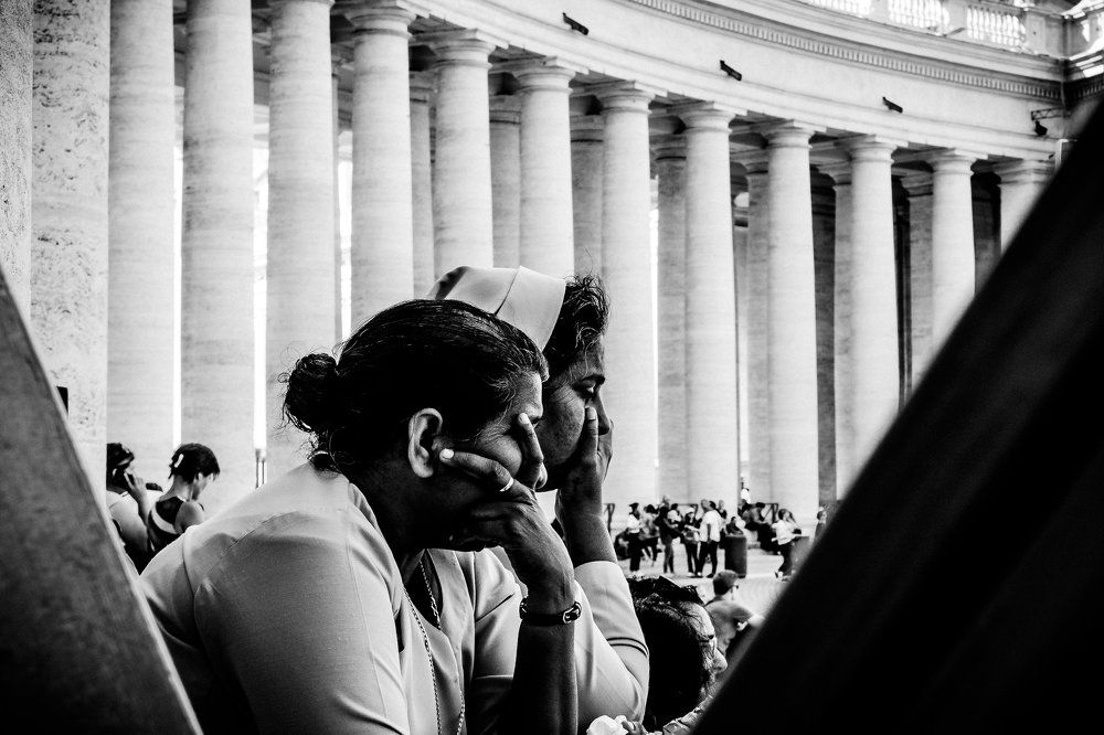 In Piazza S.Pietro waiting for the Pope
