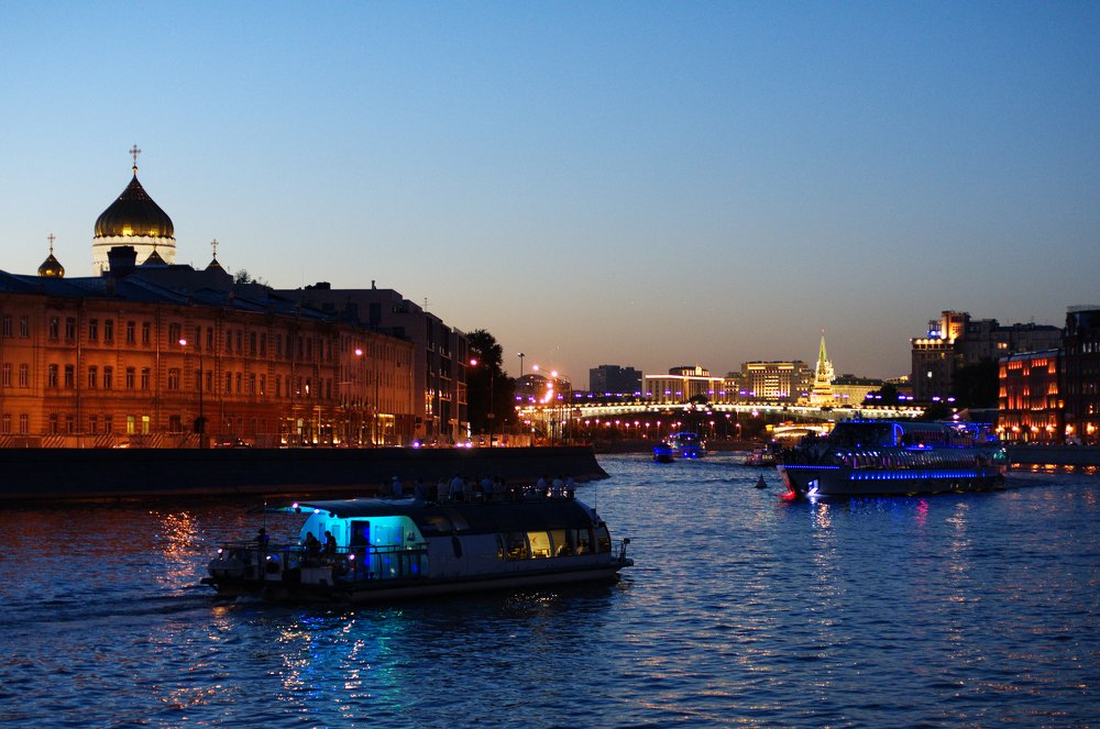 Evening on the embankment