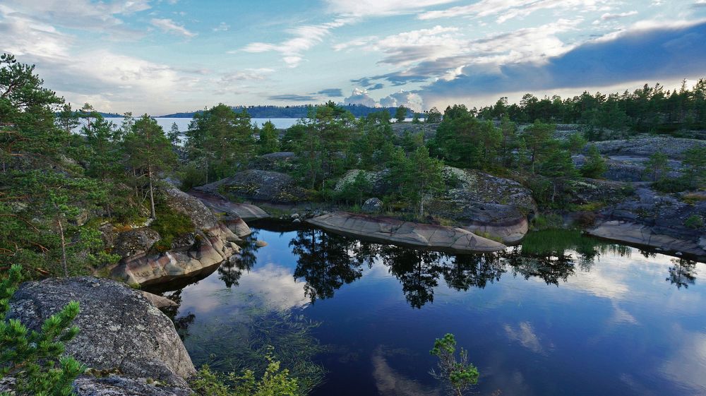 В Ладожских шхерах