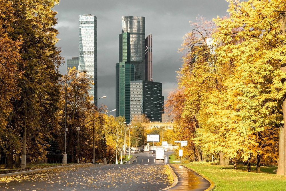 После дождя.