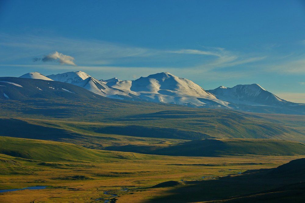 Долина покоя Укок. Рассвет.