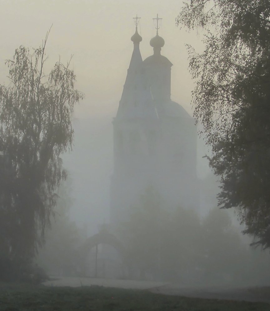 купола в тумане...