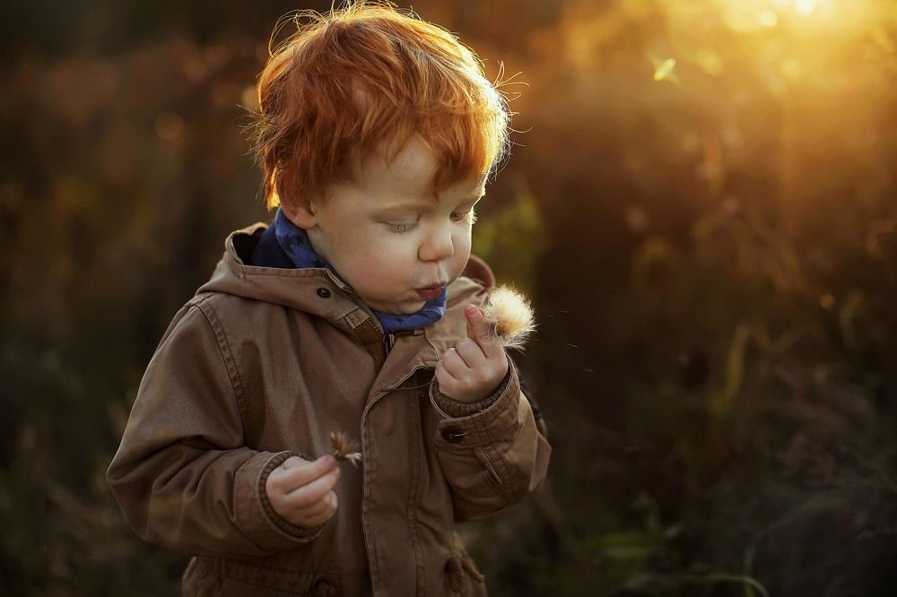 Когда целует солнышко!