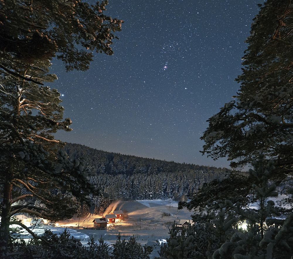 Ночь в деревне