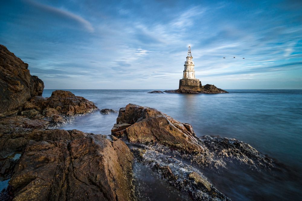 Lighthouse in Ahtopol, Bulgaria