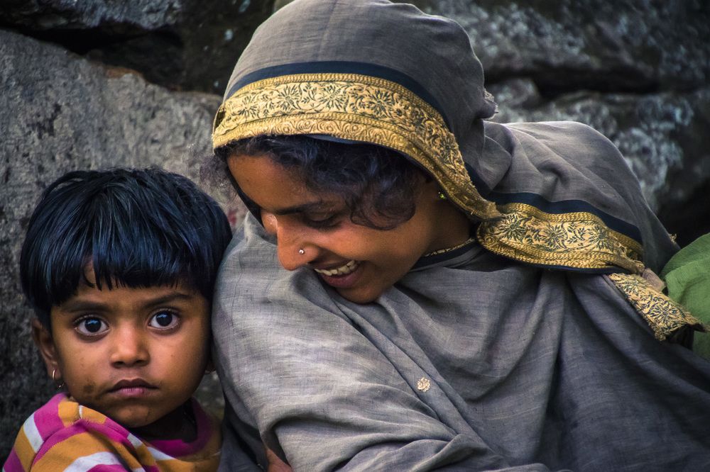 Mother & Child at Melkote Temple