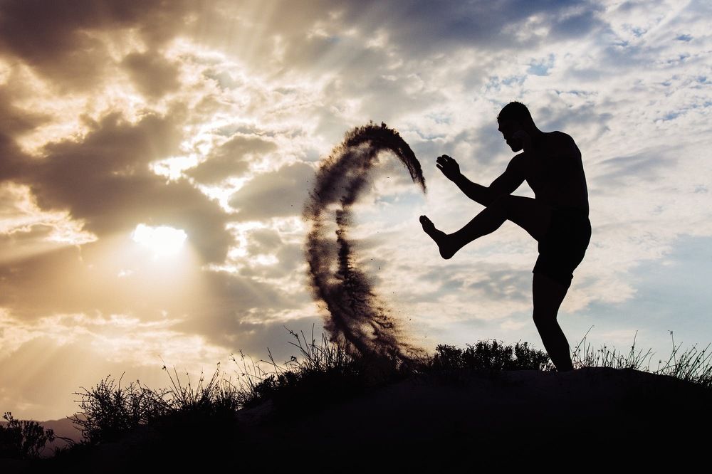 Fighting with a shadow