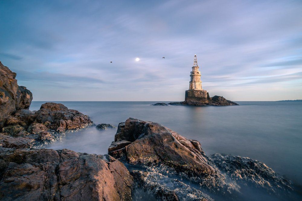 Lighthouse in Ahtopol, Bulgaria