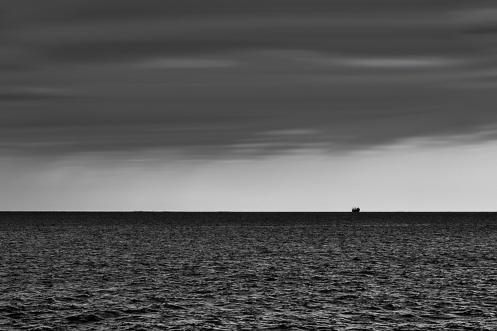 A lonely ship