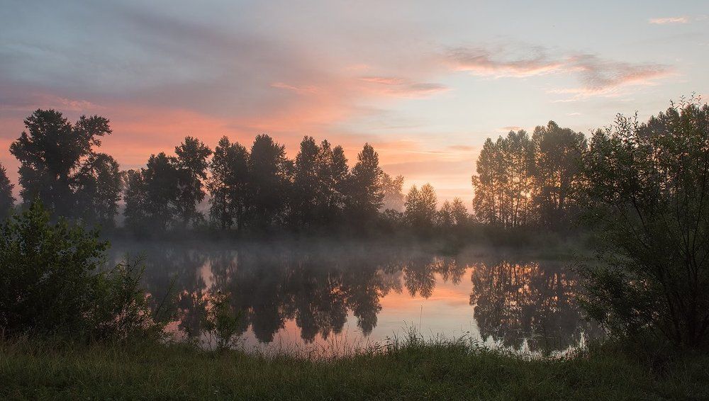 Туманный рассвет.