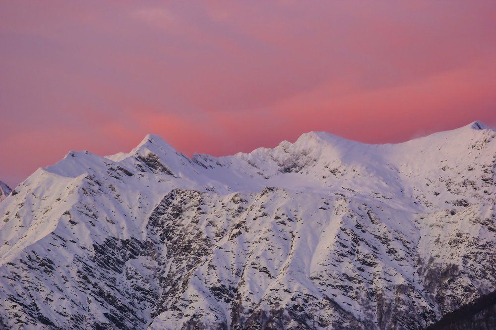 Розовый закат