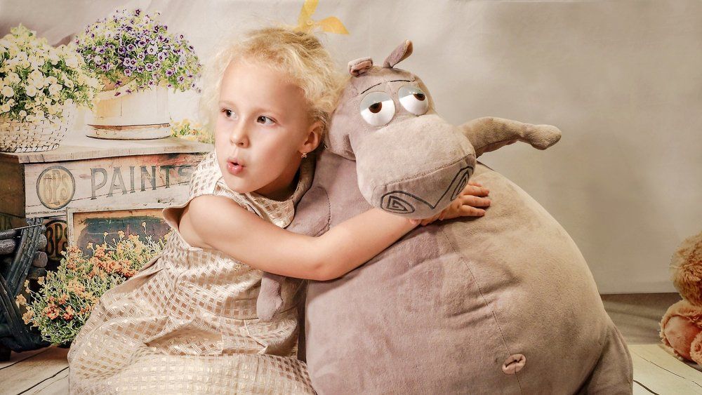 Нежный детский портрет