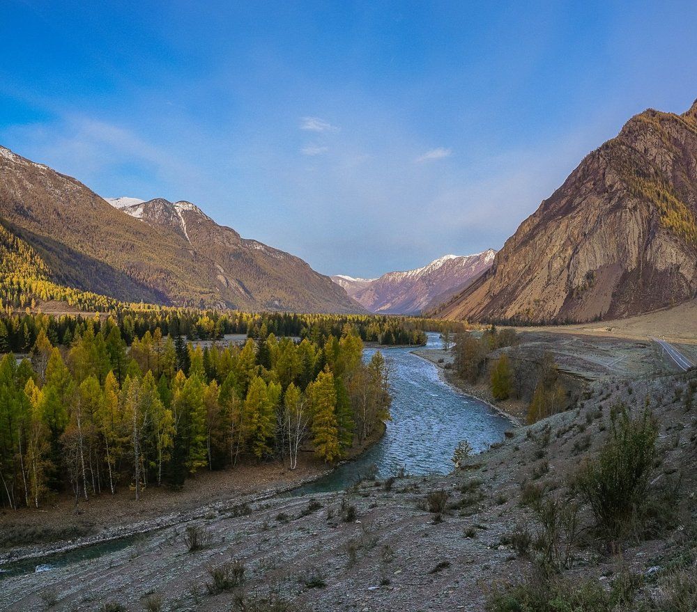 Красивая Катунь, Горный Алтай.