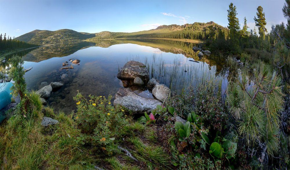 Хакасия, Западный Саян, озеро Маранкуль
